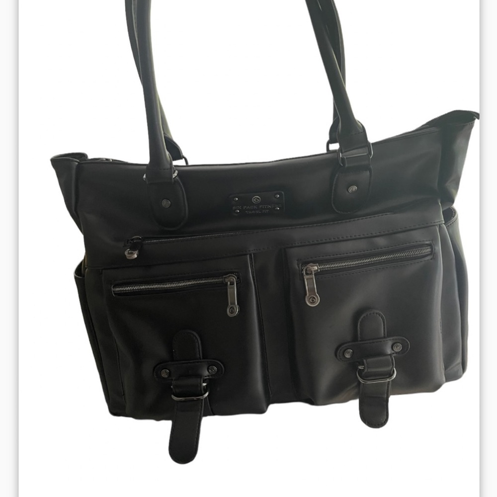 Six pack bag fitness. Renee Tote.  Black. Used once.